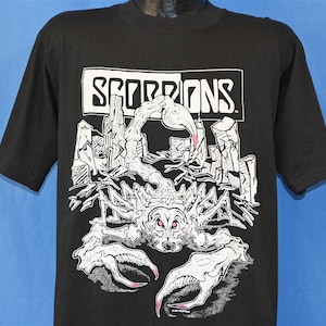 90s Scorpions Tease Me Please Me Crazy World Tour 1990-91 Rock Concert t-shirt Medium