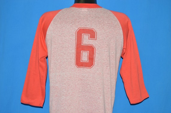 80 s #6 chinée Baseball Jersey t-shirt Medium Medium Medium 772b50 80 s #6 chinée Baseball Jersey t-shirt Medium Medium Medium 772b50