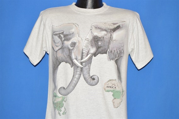 90s Elephants Wrap Around t-shirt Medium