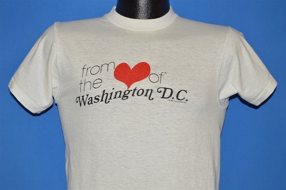 80s From The Heart Of Washington DC Tourist t-shir