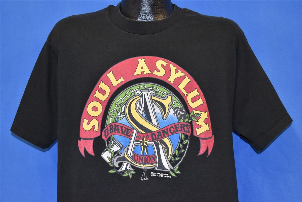 90s Soul Asylum Grave Dancers Union Tour Rock Band tshirt Etsy