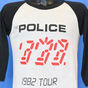 80s The Police Ghost in the Machine Tour 1982 Rock Band Concert t-shirt Medium