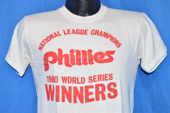 80s Philadelphia Phillies 1980 World Series Winners White -  Denmark
