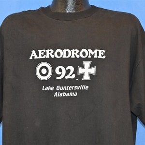 90s Aerodrome &#39;92 Lake Guntersville Alabama Military Air Force Show t-shirt Extra Large