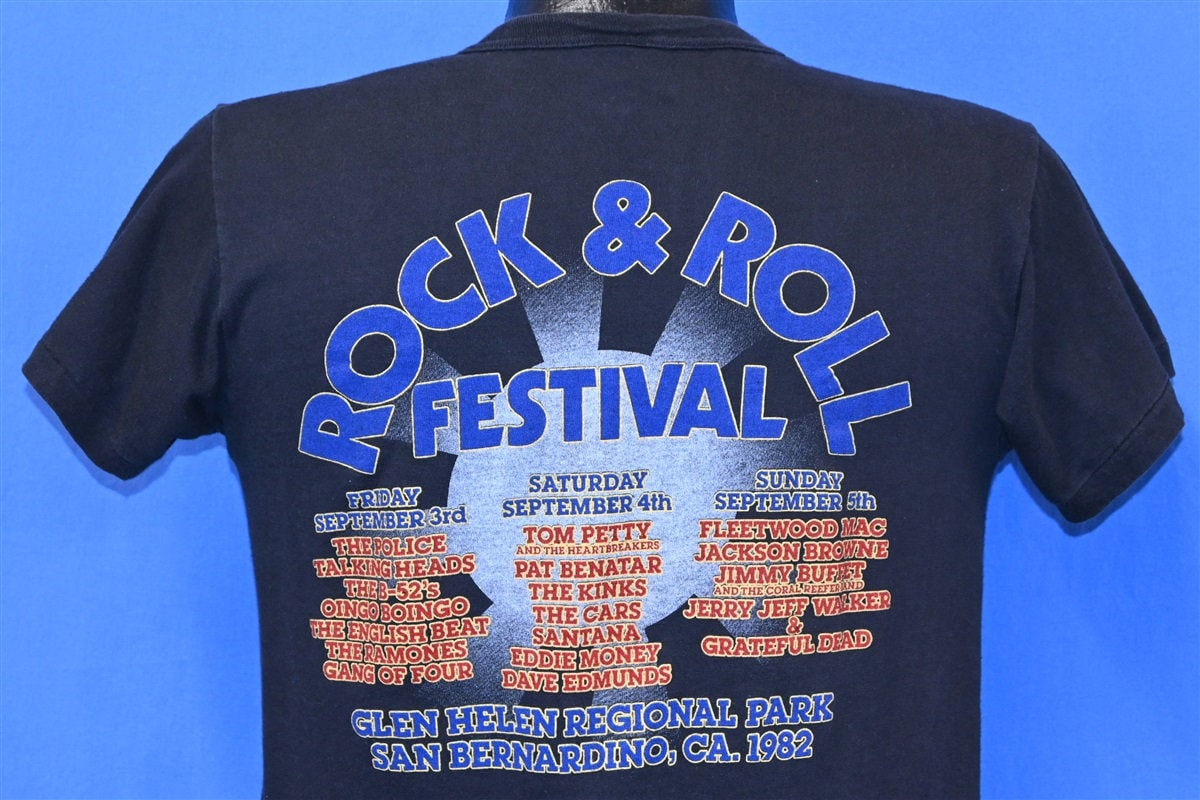 USフェスティバル'82 レア バンドTシャツ ヴィンテージ80sオリジナル 80s Us Festival 1982 Rock Concert Tour San Bernardino California