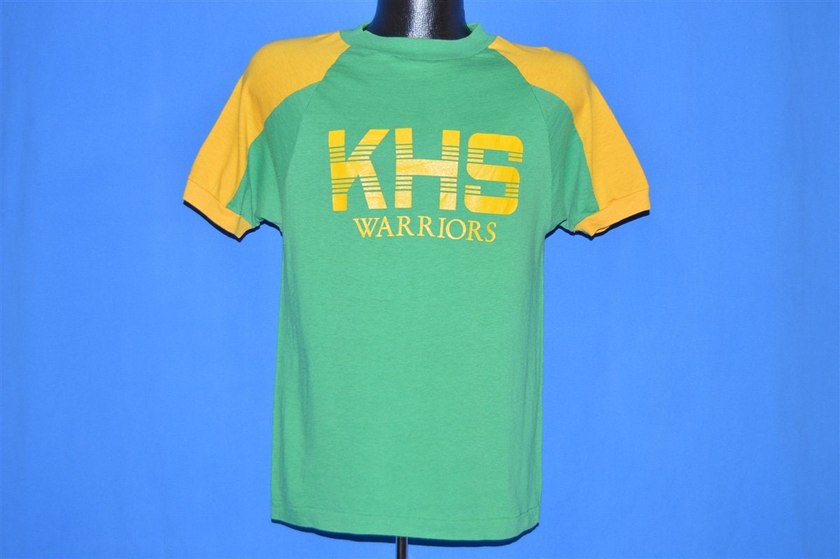 thecaptainsvintage 70s KHS Warriors Jersey Style T-Shirt Medium