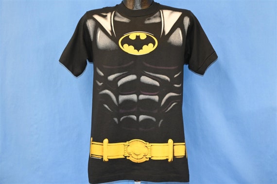 80s Batman Costume DC Comics Superhero Bat Suit Comic Book Hero T shirt Medium Etsy