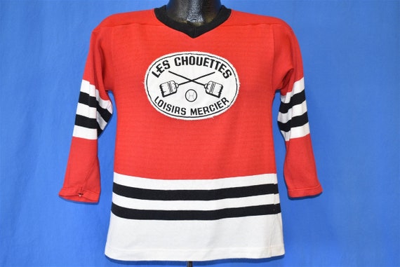 70s Les Chouettes Broomball Jersey t-shirt Small - image 2