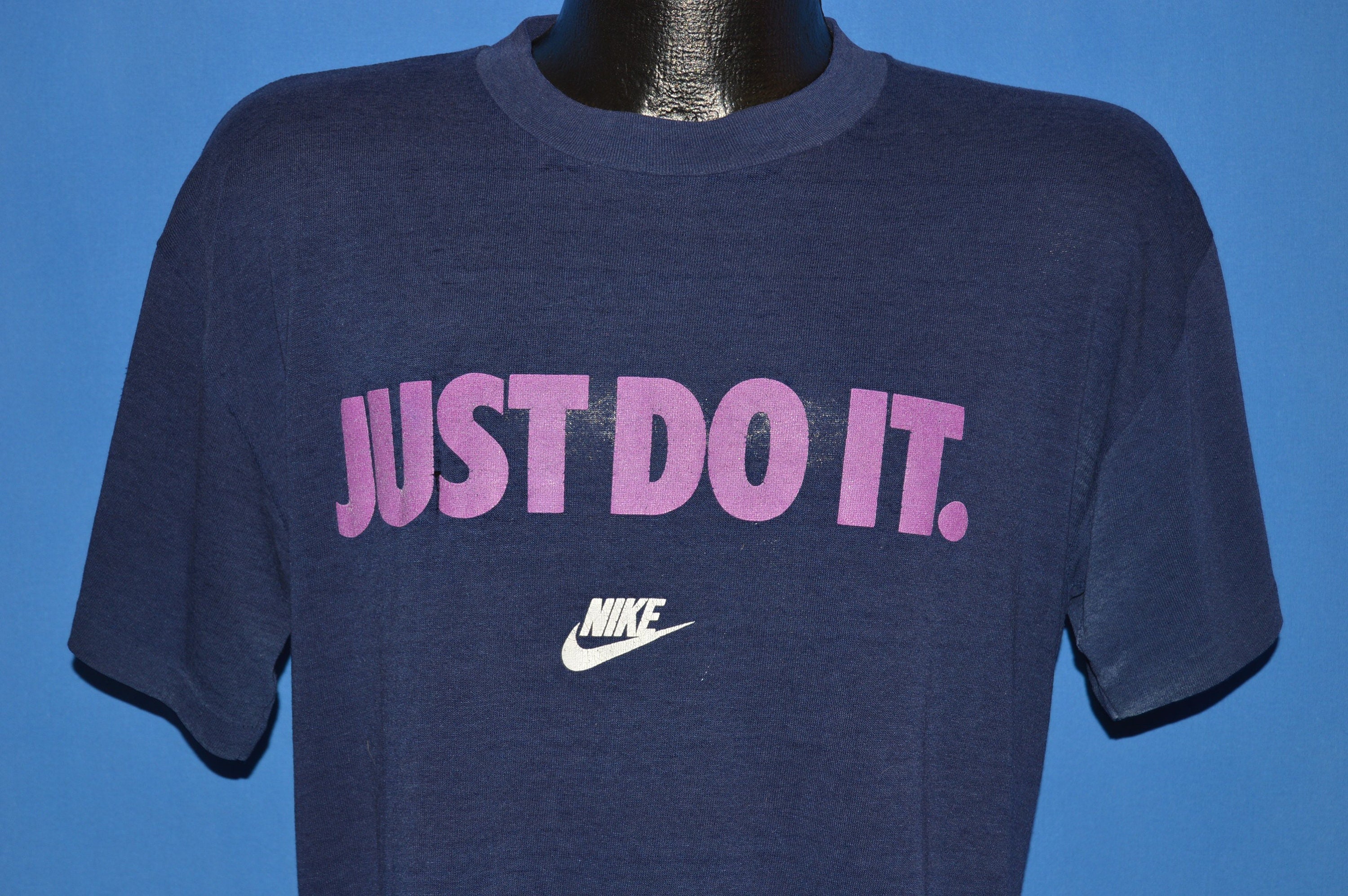 80s Nike Just Do It Swoosh Distressed t-shirt Large | Etsy