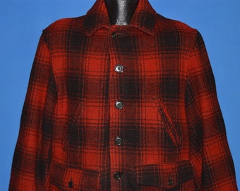 Vintage 1950s 1960s Bemidji Woolen Mills Shadow Gradient Plaid