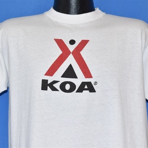 70s Kampgrounds America KOA Logo Promo Camping Outdoor t-shirt Large