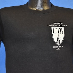 80s Cranston Teachers Alliance AFT t-shirt Small