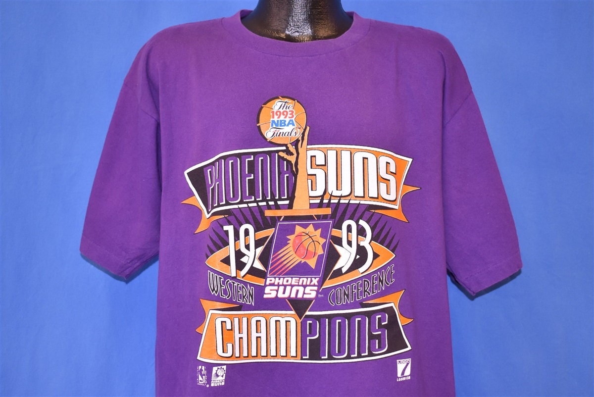 90s Phoenix Suns 1993 NBA Finals Conference Champs t-shirt | Etsy