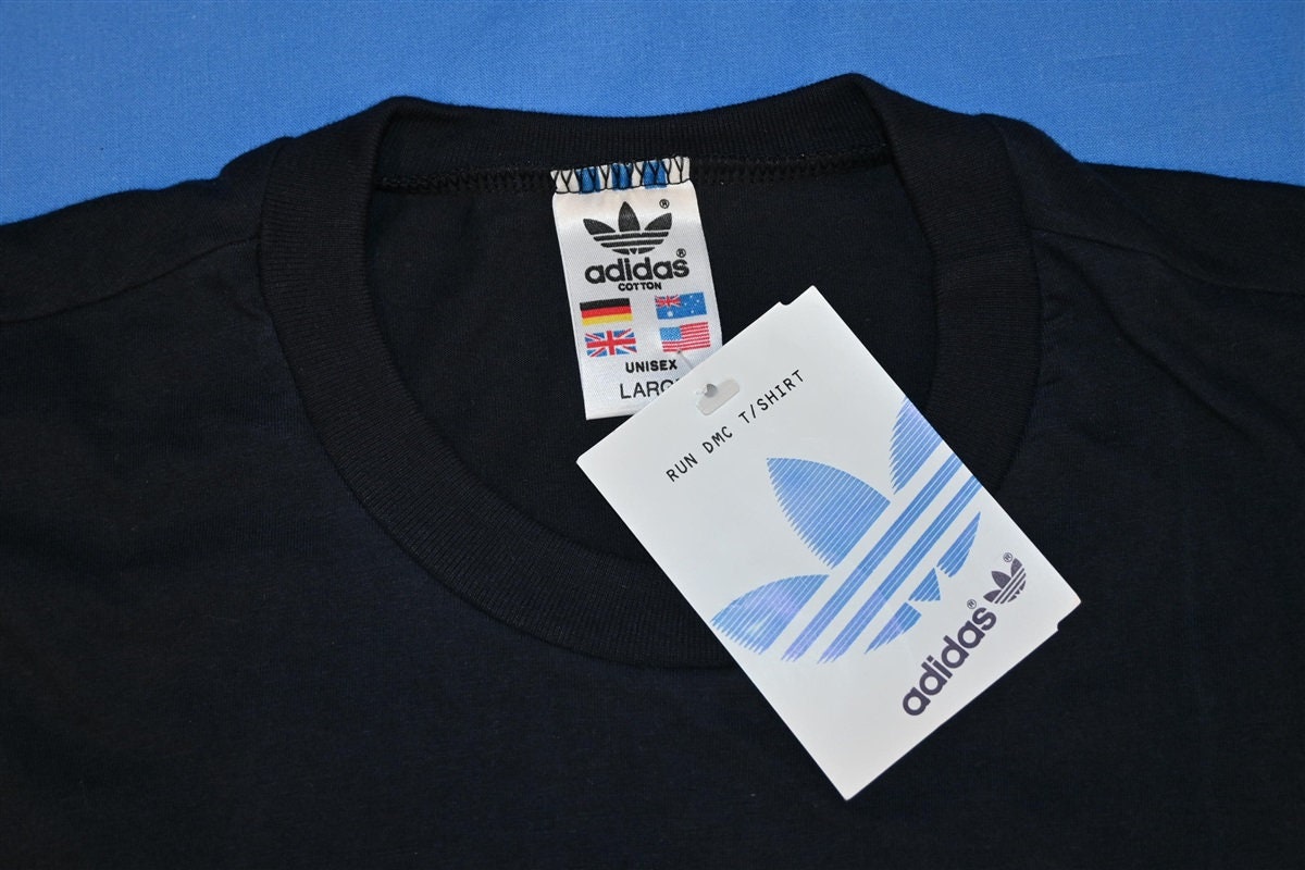 Buy 80s NWT Run DMC Adidas Tougher Than Leather Tour T-shirt