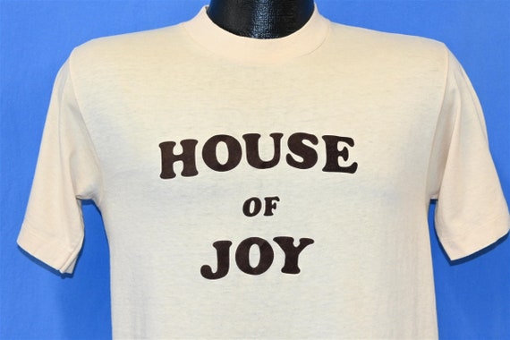 70s House Of Joy Club San Francisco Flocked Iron … - image 1