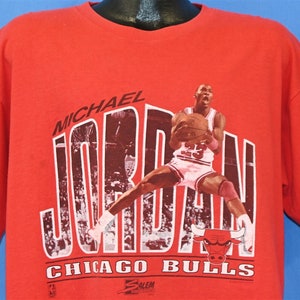 Chicago Bulls Michael Jordan NBA-basketbalshirt jaren 90 extra groot