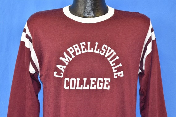 70s Campbellsville College Kentucky Long Sleeve t… - image 1