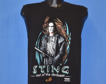 90s Sting Out of the Darkness WCW Wrestling 1998 Sleeveless Muscle t-shirt Extra Large
