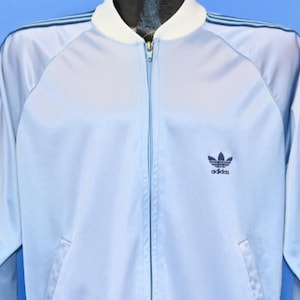Vintage 80's Adidas ATP Keyrolan Blue 3 Stripe Full Zip Vintage 80's Adidas ATP Keyrolan Blue 3 Stripe Full Zip