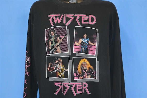 80s Twisted Sister Stay Hungry Tour 1984-85 Hard Rock Band T-shirt 