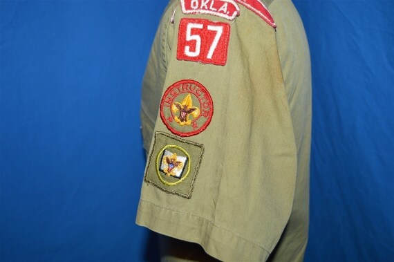 50s Boy Scouts of America Oklahoma Uniform Shirt … - image 4
