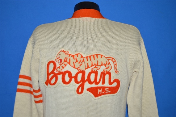 50s Bogan High School Letterman Sweater Medium