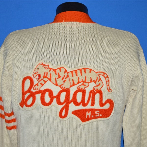 50s Bogan High School Letterman Sweater Medium