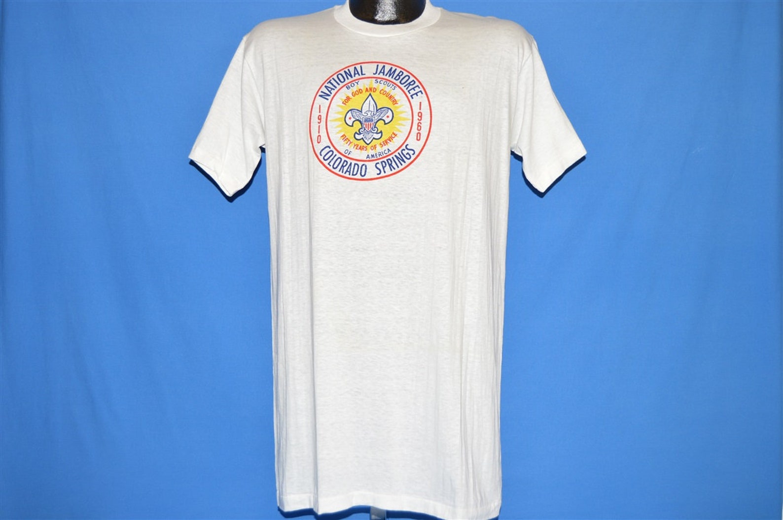 60s Boy Scouts 1960 National Jamboree Deadstock T-shirt Medium | Etsy