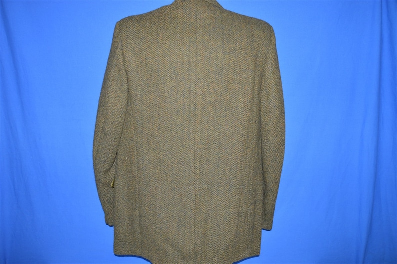 60s JC Penney/'s Towncraft Wool Harris Tweed Sport Coat Suit Jacket Large Vintage