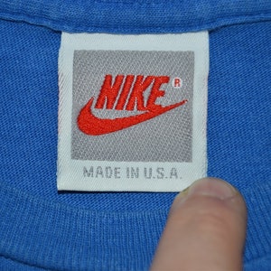 90s Nike Michael Jordan Frequency Jamming Blue Vintage T-shirt - Etsy