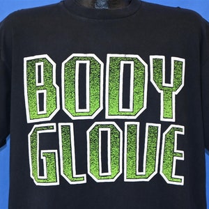 Body Glove Mens T-Shirt - 80s Style Hand Print Logo