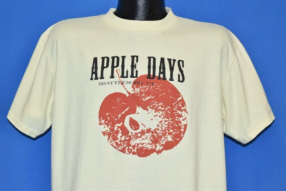 80s Apple Days Brattleboro Vermont t-shirt Large