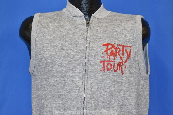 80s Foghat Party Tour 1986 Sleeveless Sweatshirt … - image 3