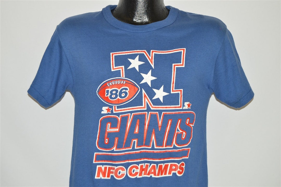 80s New York Giants 1986 Super Bowl Starter T-shirt Small - Etsy