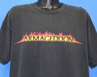 90s Armageddon Heads up Sci Fi Michael Bay Disaster Movie T-shirt 