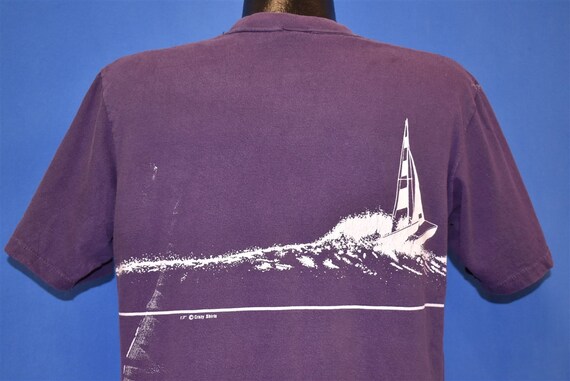 70s Distressed Hawaii Sailing Crazy Shirts Sailbo… - image 5