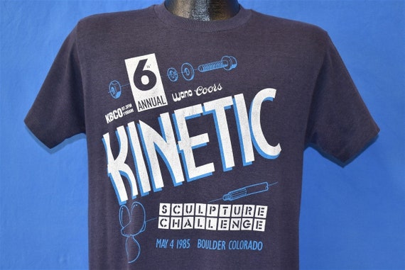 80s Kinetic Critic Sculpture Challenge t-shirt Me… - image 1