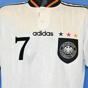90s Adidas Germany Deutscher Fussball Bund Andreas Moller #7 Soccer Jersey t-shirt Medium