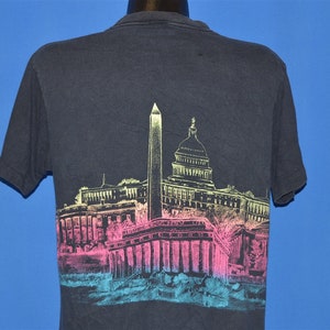 90s Washington, D.C. Neon Tourist t-shirt Large image 4