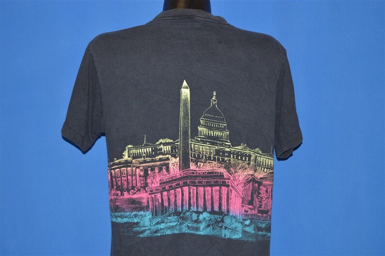 90s Washington, D.C. Neon Tourist t-shirt Large image 4