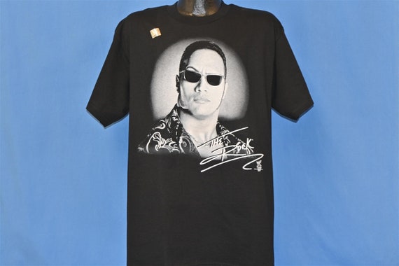 90s Dwayne the Rock Johnson Attitude Era WWF Wrestling Deadstock T