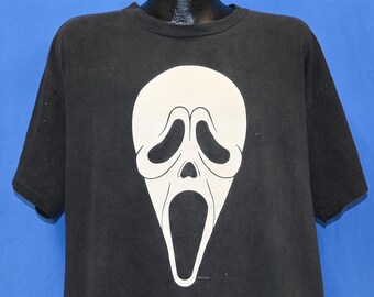 90s Scream Ghostface Horror Movie Slasher Film Promo Glow in the Dark t-shirt Extra Large