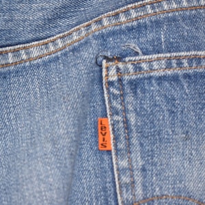 70s Levis Orange Tab Denim Blue jeans Size 39 image 7