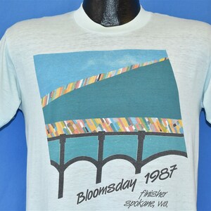 Nike Bloomsday 1987 Race Finisher Spokane Washington Swoosh Logo Run T-shirt jaren 80, medium