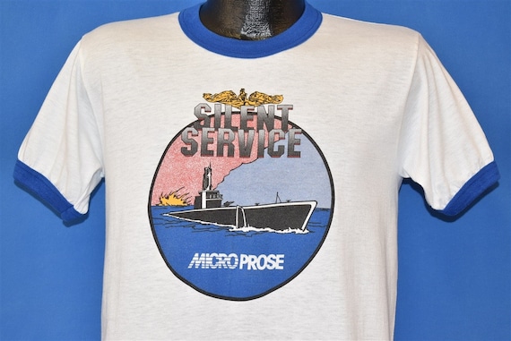 80s Silent Service Micro Prose Video Game t-shirt