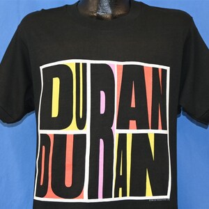 80s Duran Duran Abstract Idealist Romantic Tour 1988 New Wave Band t-shirt Large