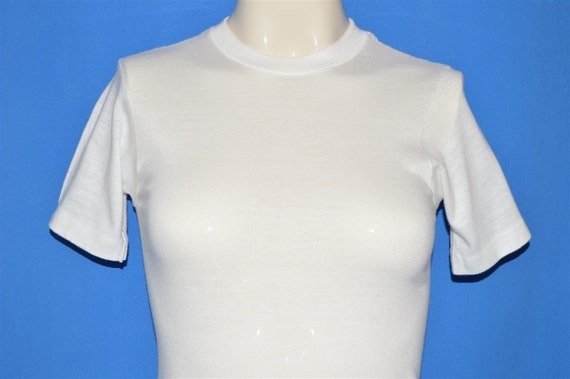 70s White Blank Munsingwear Undershirt t-shirt You