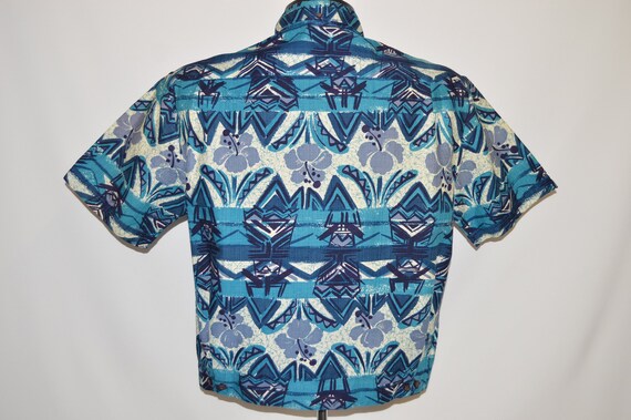50s Iolani Aloha Shirt-Jac Hawaiian shirt Medium - image 3