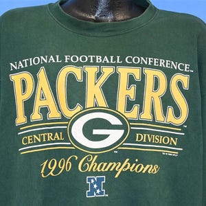 90s Green Bay Packers Central Division NFC Champions 1996 NFL Football t-shirt Extra Large