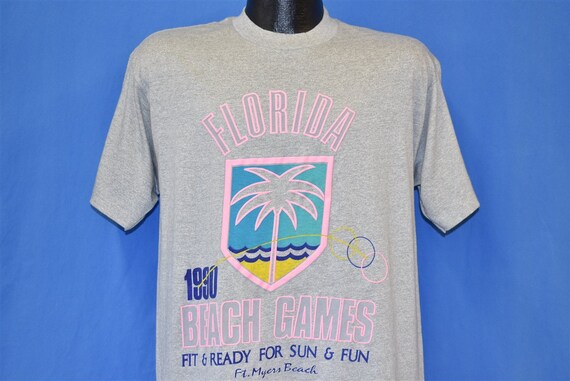 Fort Myers Beach Florida Retro 80s T-Shirt Fort Myers Beach Florida Retro 80s T-Shirt